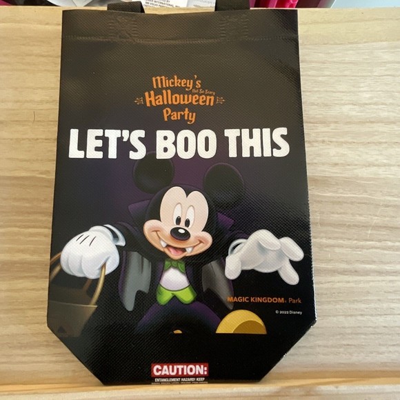 Disney Mickey’s Not So Scary Halloween Party 2022 Treat Candy Bag - Picture 1 of 3